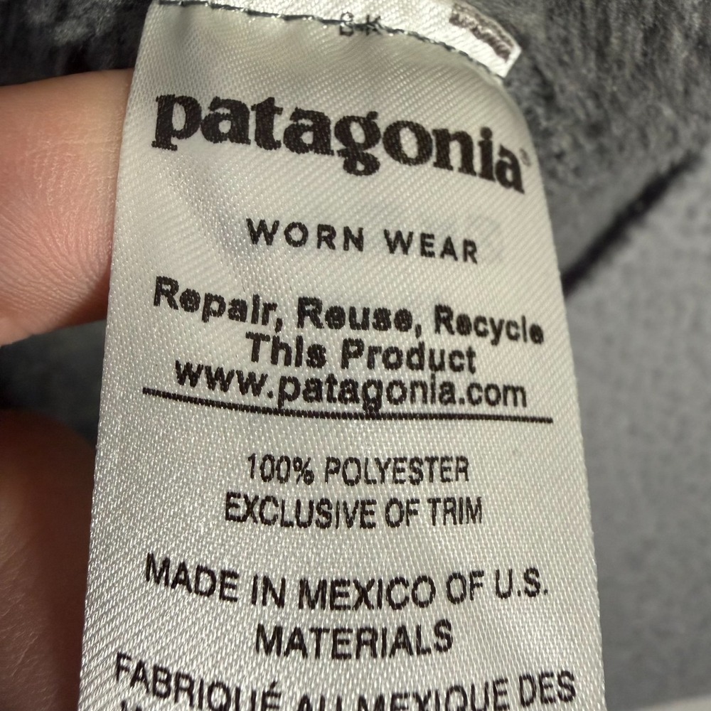 Patagonia Jacket Womens Small Gray Re Tool Fleece Full Zip Outdoor Polartec - Picture 5 of 8